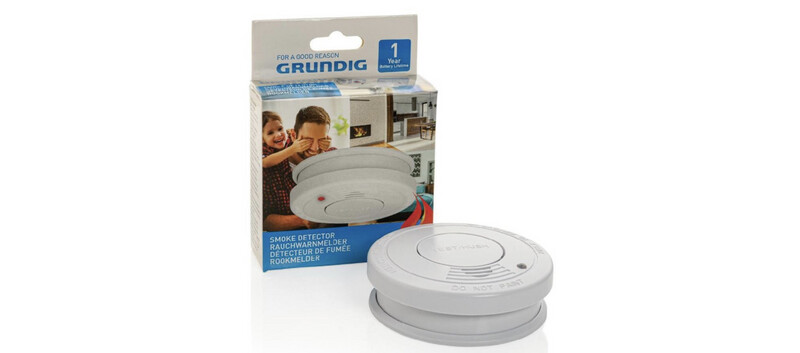 GRUNDIG Rauchmelder 85 dB Inkl. 9V Batterien + Magnetbefestigungen EN 14604 GRUNDIG Rauchmelder 85 dB Inkl. 9V Batterien + Magnetbefestigungen EN 14604