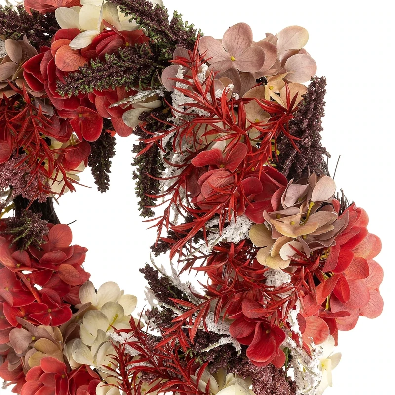 ABELLA Flora künstlicher Dekokranz Blütenmix Ø 40cm anz mauve ABELLA Flora künstlicher Dekokranz Blütenmix Ø 40cm anz mauve