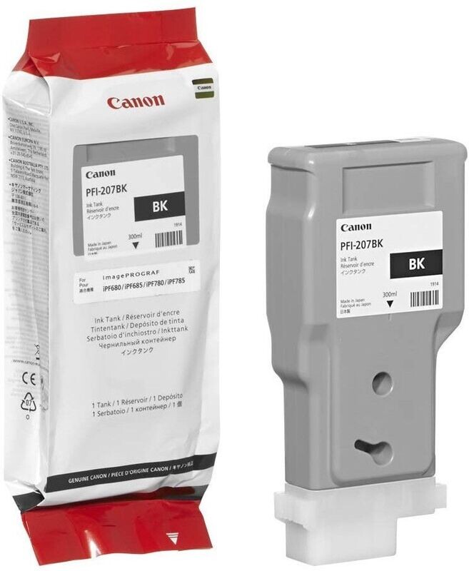 Canon PFI-207 BK Tinte schwarz Canon PFI-207 BK Tinte schwarz