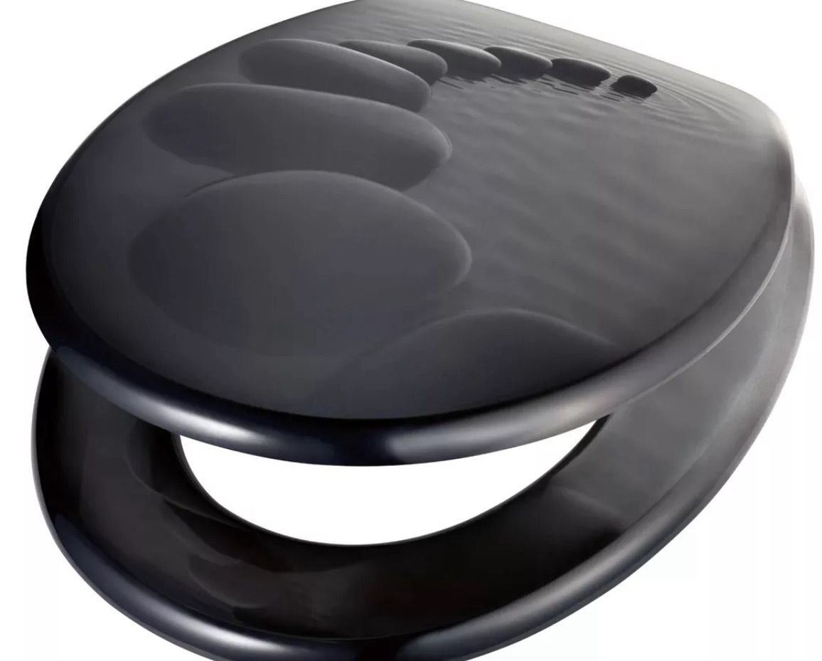 baliv WC-Sitz Comala II mit Absenkautomatik MDF Holzkern Grau baliv WC-Sitz Comala II mit Absenkautomatik MDF Holzkern Grau