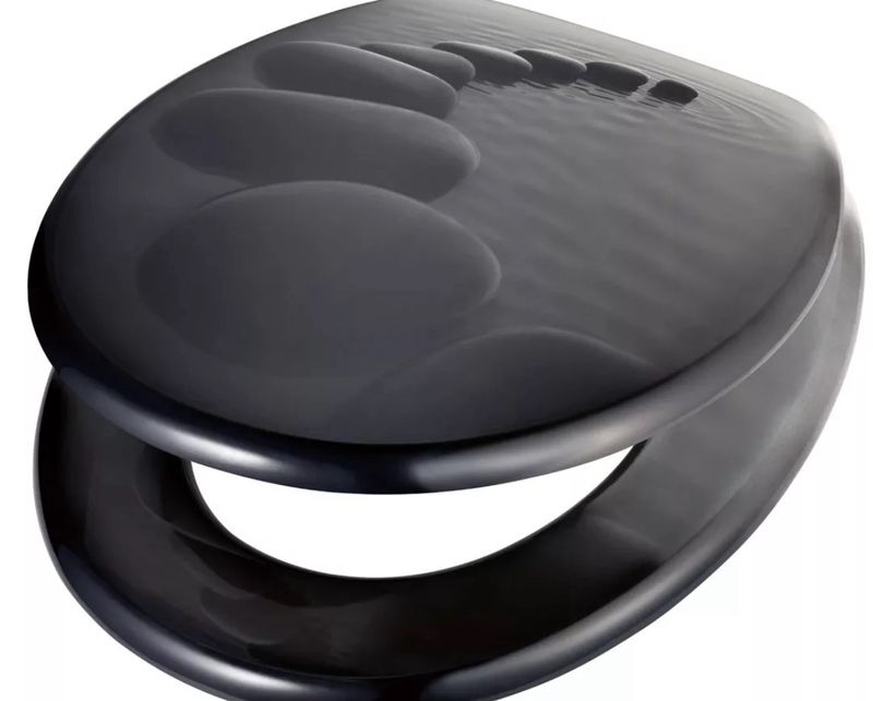 baliv WC-Sitz Comala II mit Absenkautomatik MDF Holzkern Grau baliv WC-Sitz Comala II mit Absenkautomatik MDF Holzkern Grau