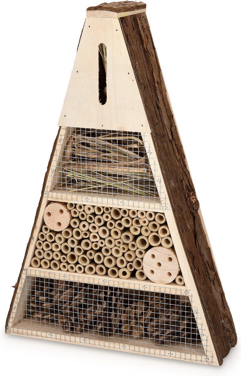 Insektenhotel aus Holz Naturbelassenes Insekten Hotel