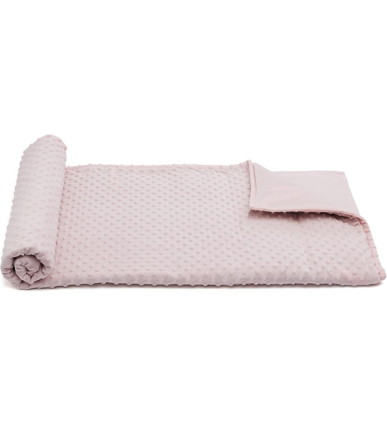 Amazon Basics Kinder-Gewichtsdecke, 1,3 kg, 91,4 x 121 cm, Grau/Rosa