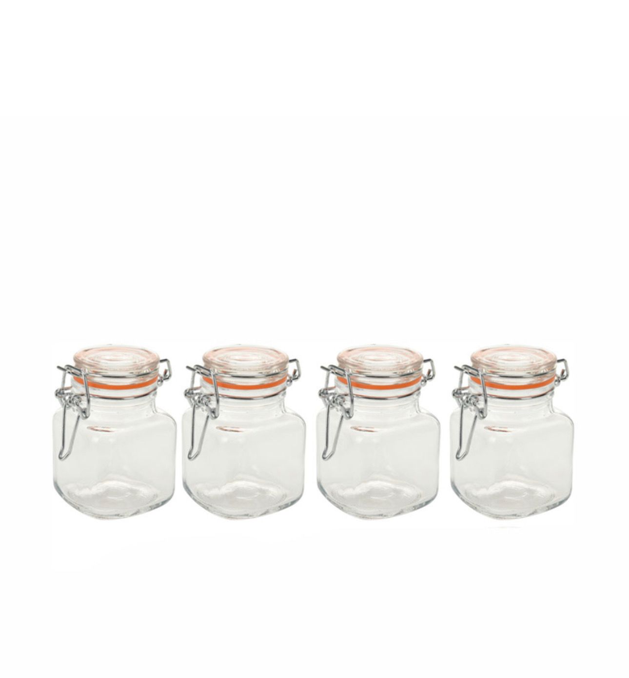 Vorratsglas Bügelglas Gewürzglas 4er Set 7x5cm