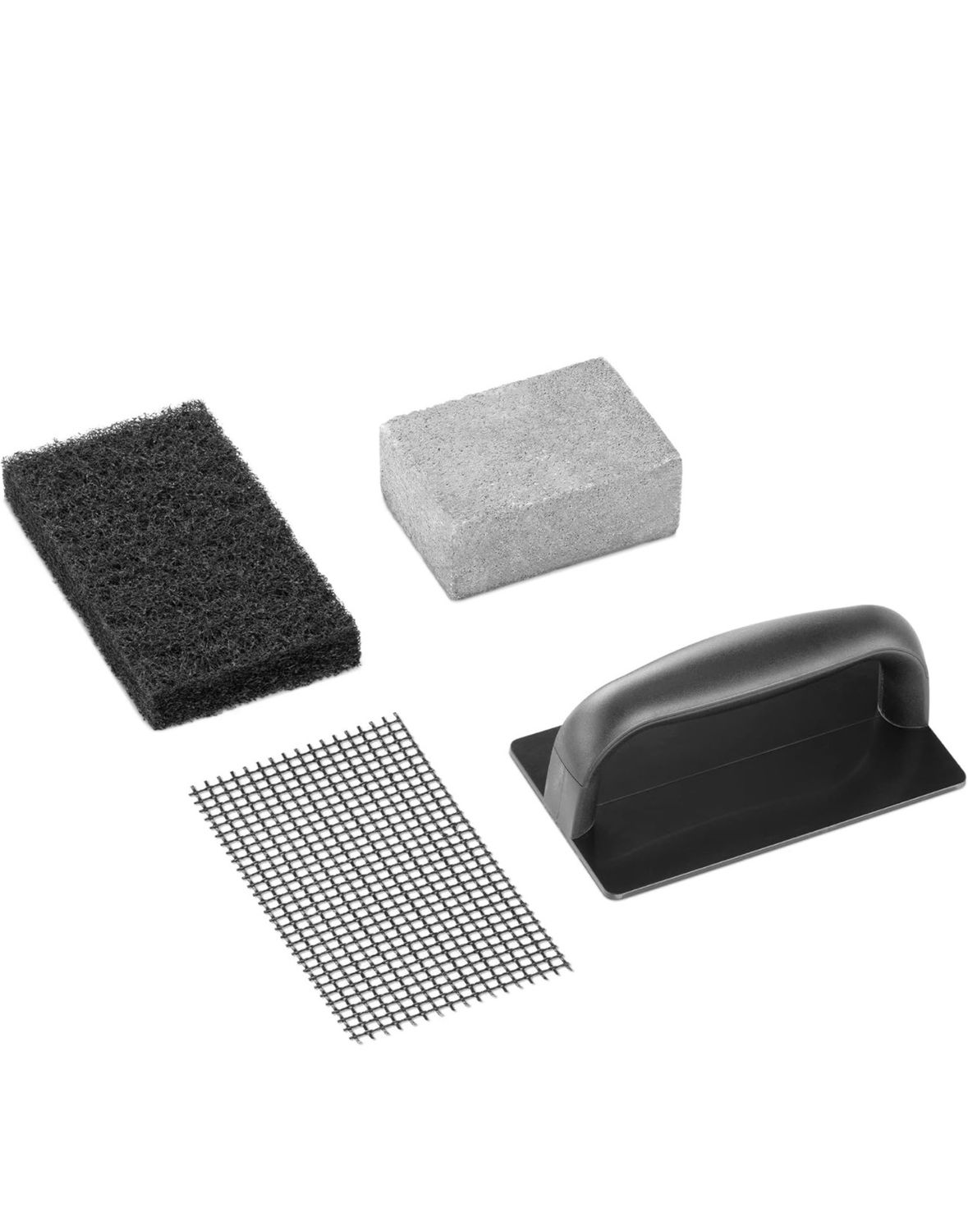 Bratpfannen und Grill Reinigungs-Set - 32teiliges Reinigungsset für Flache Ober- und Grillflächen - Scheuer Schwamm und Sieb Set für Wok