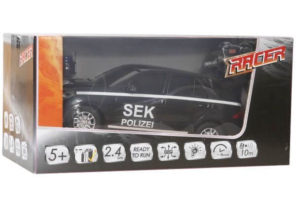 Racer R/C SEK Fahrzeug mit Blaulicht 2.4GHz Racer R/C SEK Fahrzeug mit Blaulicht 2.4GHz