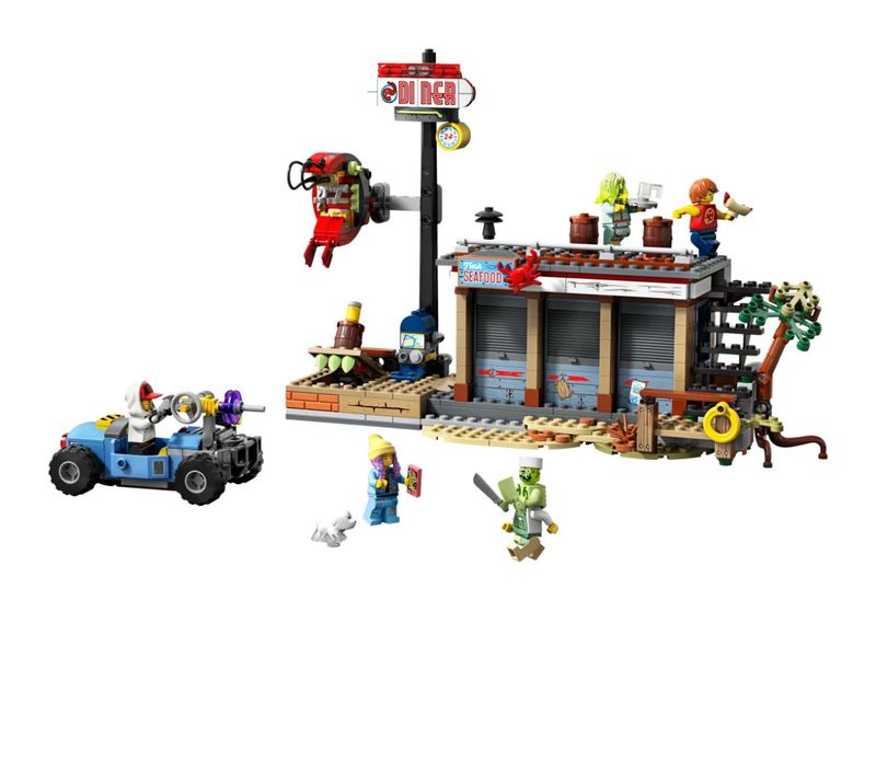 LEGO Hidden Side 70422 Angriff auf die Garnelen-Hütte, Spielzeug für Kinder mit Augmented Reality Funktionen LEGO Hidden Side 70422 Angriff auf die Garnelen-Hütte, Spielzeug für Kinder mit Augmented Reality Funktionen