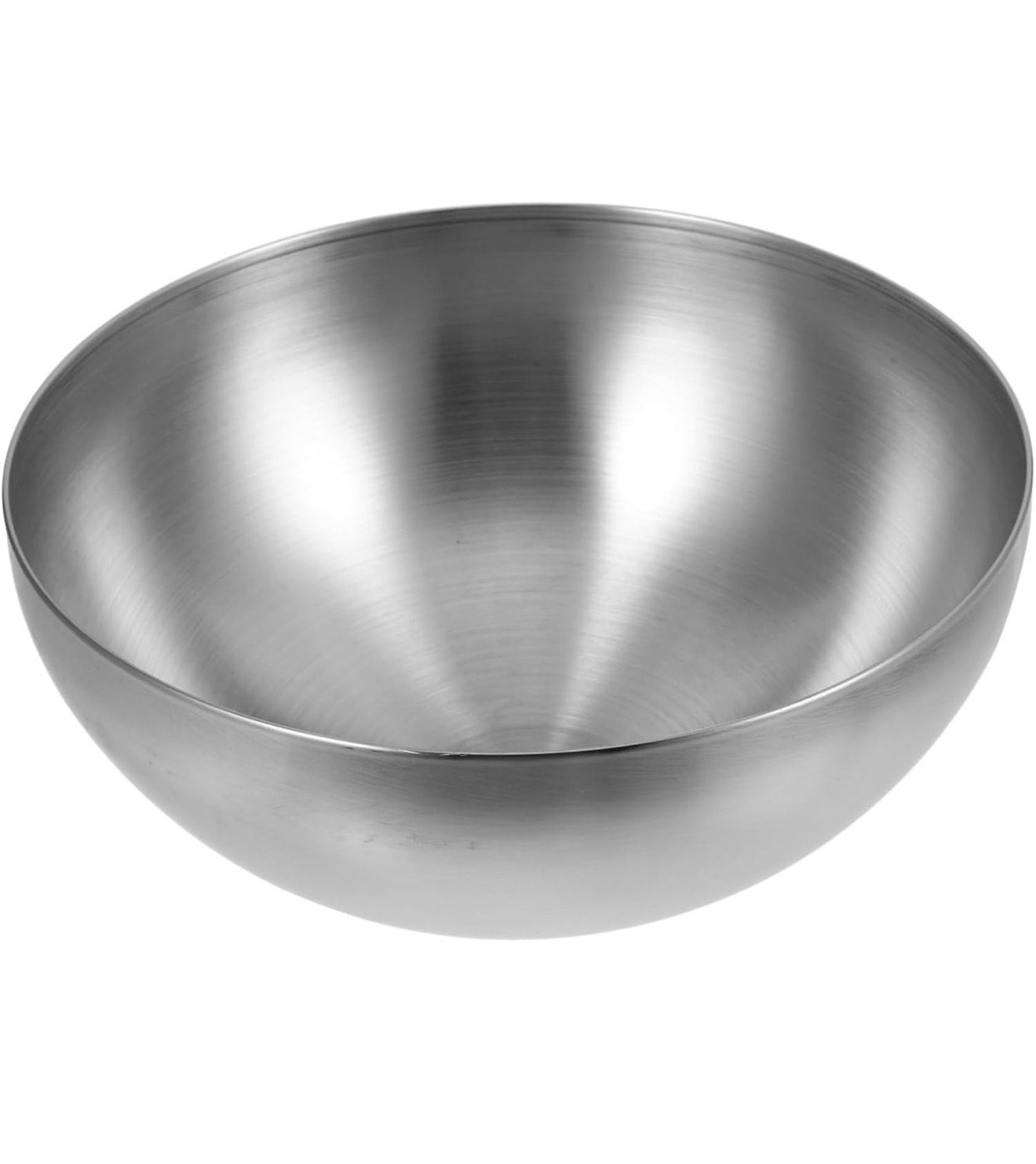 Edelstahlschüssel Metallrührschüssel Metallschüssel Rührschüsseln Edelstahlschüssel Salatschüssel Edelstahlsalatschüssel Ramenschüssel Backschüssel 23 Durchmesser 11 cm tief 