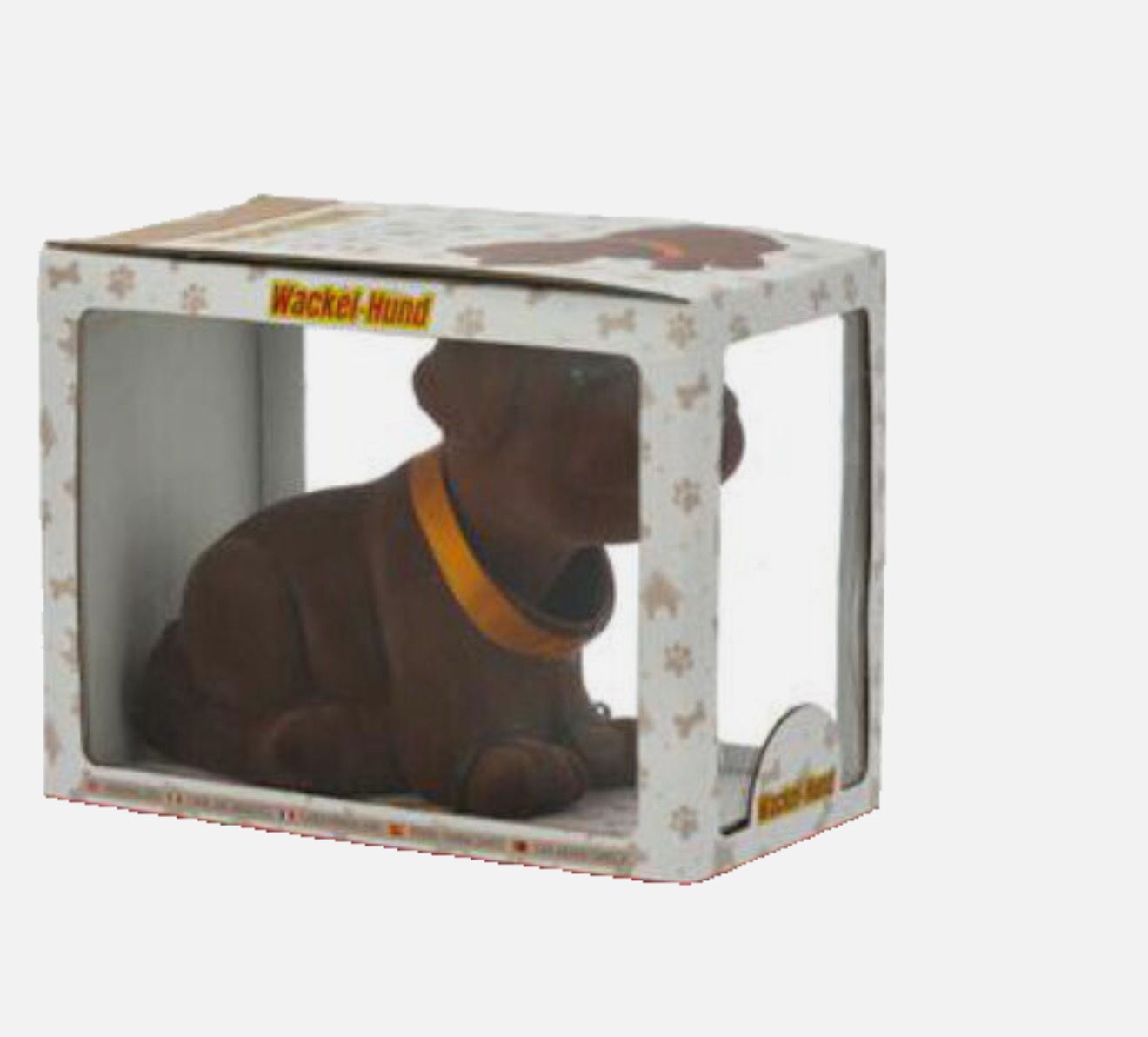 Wackel-Hund / Nodding Dog / Old School Autozubehör / Retro Deko-Hund, braun