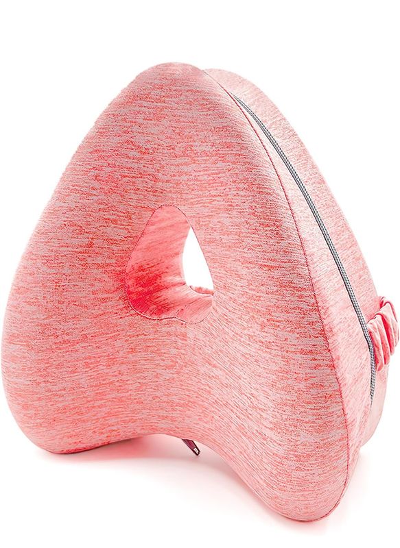 Beinkissen | ergonomisches Seitenschläferkissen für optimale Unterstützung | Memory Foam Knie Kissen für Seitenschläfer | Lagerungskissen mit Abnehmbarem und Waschbarem Bezug Pink Beinkissen | ergonomisches Seitenschläferkissen für optimale Unterstützung | Memory Foam Knie Kissen für Seitenschläfer | Lagerungskissen mit Abnehmbarem und Waschbarem Bezug Pink