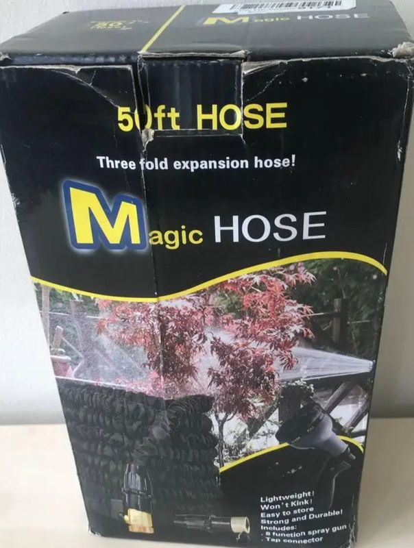 Bewässerungsschlauch bis 15 m ausziehbar mit Spritzpistole Magic Hose Bewässerungsschlauch bis 15 m ausziehbar mit Spritzpistole Magic Hose