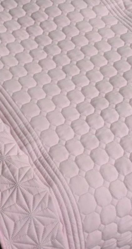 Tagesdecke gesteppt Bett & Sofaüberwurf Altrose/Grau 170 x 220cm Tagesdecke gesteppt Bett & Sofaüberwurf Altrose/Grau 170 x 220cm