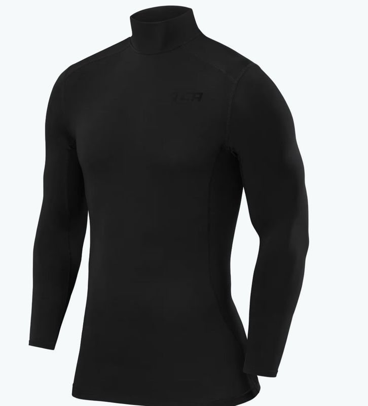 Herren Pro Performance Largarm Kompressions-Shirt mit Stehkragen Größe XL Herren Pro Performance Largarm Kompressions-Shirt mit Stehkragen Größe XL