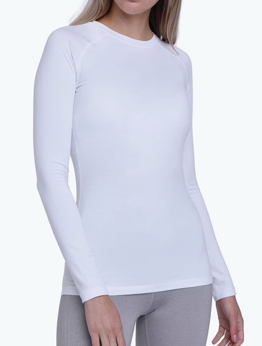 Basisschicht lange Ärmel Superthermal für Frauen Größe XL weiß