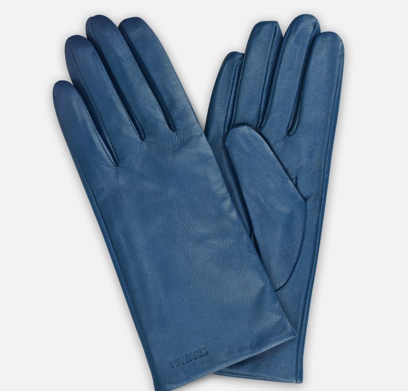 Damen Leder Handschuhe für Touchscreen Nappa Lederhandschuhe Kaschmir Futter Größe 8 blau Damen Leder Handschuhe für Touchscreen Nappa Lederhandschuhe Kaschmir Futter Größe 8 blau