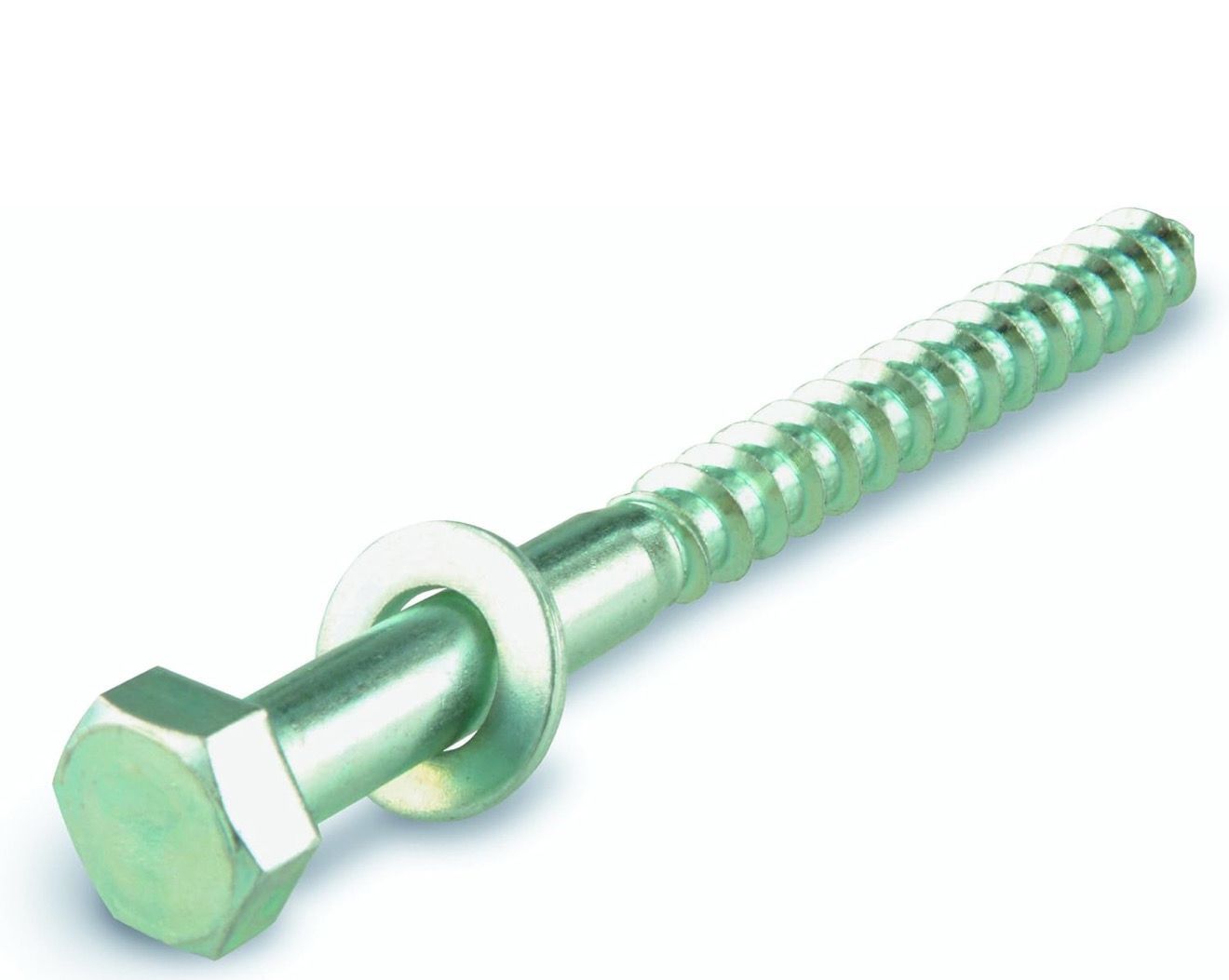 Bodenhülsenset 10 x 40 mm verzinkt DIN 571, 20 Schrauben inklusive U-Scheiben, 6174787