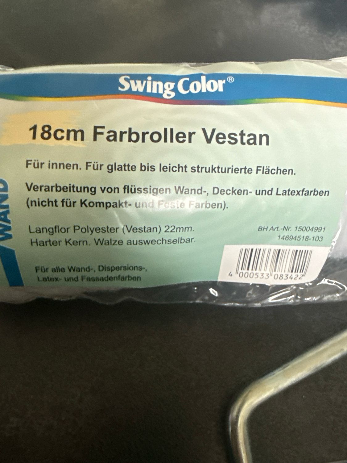 18 cm Farbroller Vestan SwingColor 