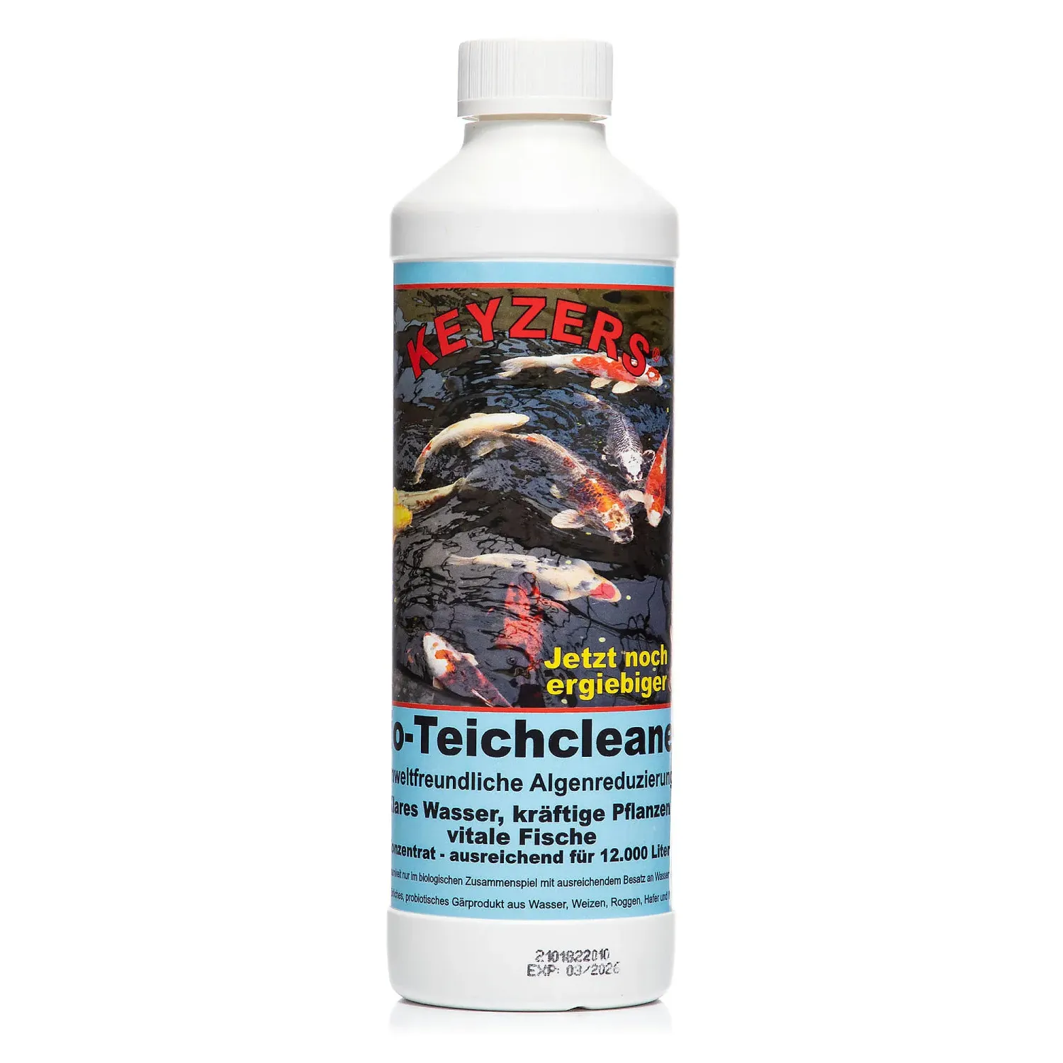 KEYZERS® Bio-Teichcleaner hohe Ergiebigkeit für klares Wasser 500ml