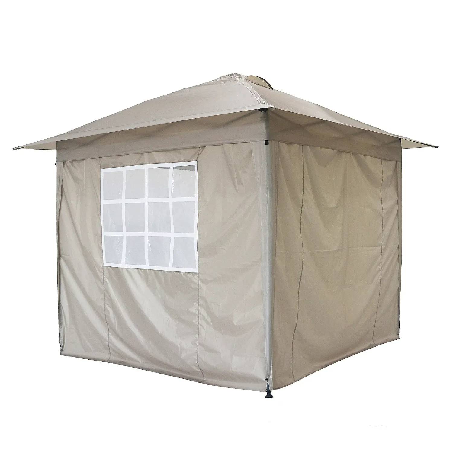 GREEN LOUNGE Seitenwände für Faltpavillon einfache Anbringung 2 Stück 310cmX310cm Terracotta