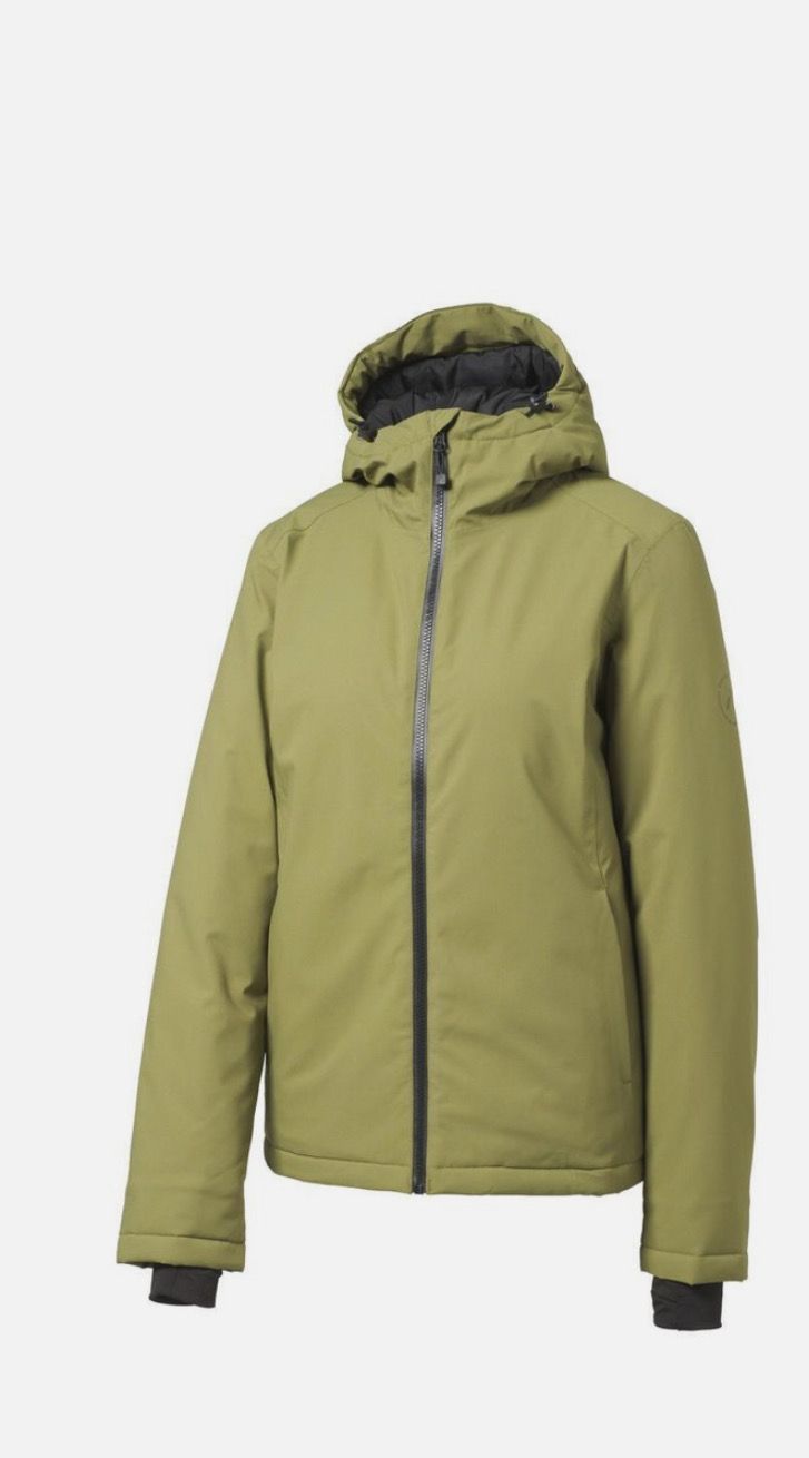 CRIVIT Damen Thermo-Winterjacke, THERMOLITE® EcoMade-Technologie grün S 