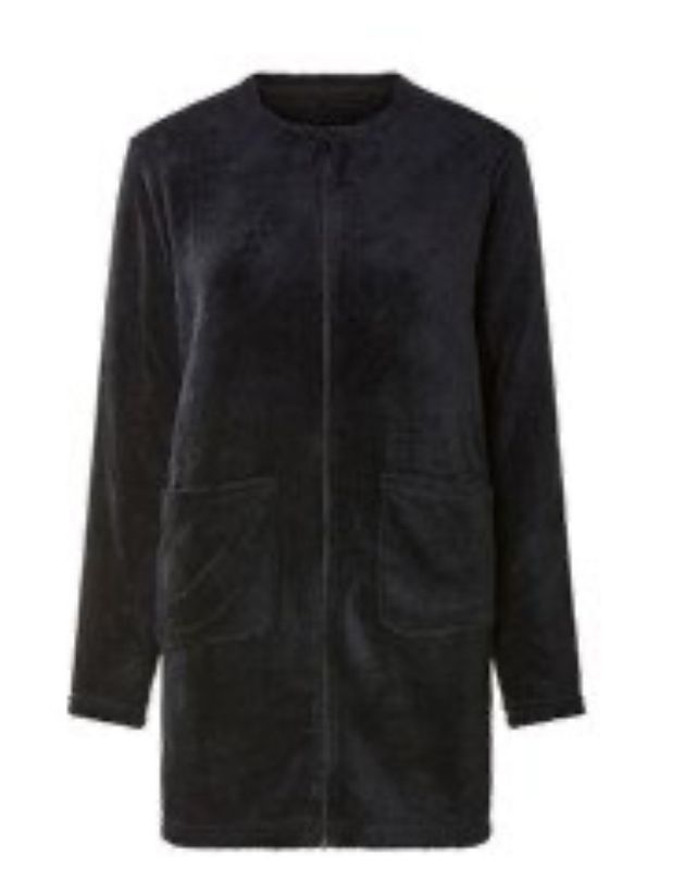 esmara® Damen Plüsch Strickjacke (Xs(32/34), Schwarz) esmara® Damen Plüsch Strickjacke (Xs(32/34), Schwarz)