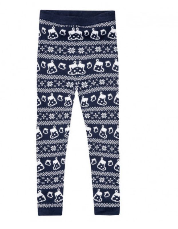 lupilu® Mädchen Weihnachts-Strickleggings (110/116, Marineblau) lupilu® Mädchen Weihnachts-Strickleggings (110/116, Marineblau)