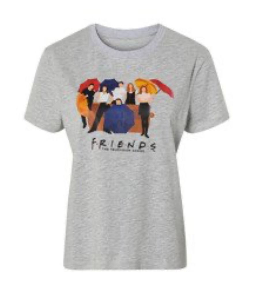 Damen T-Shirt (XS (32-34), grau)