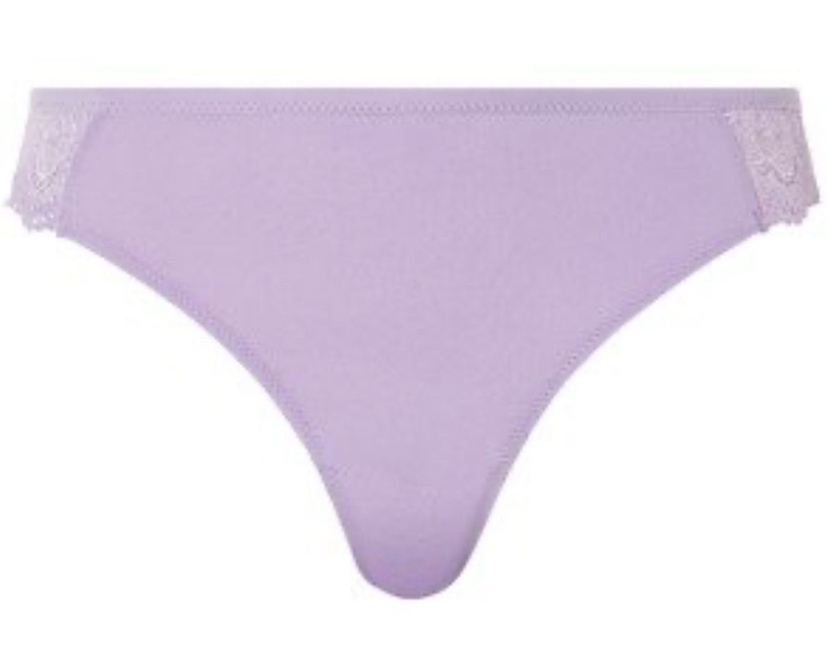 esmara® Damen Spitzenslips 2 Stück (M (40/42), Flieder-Lila)