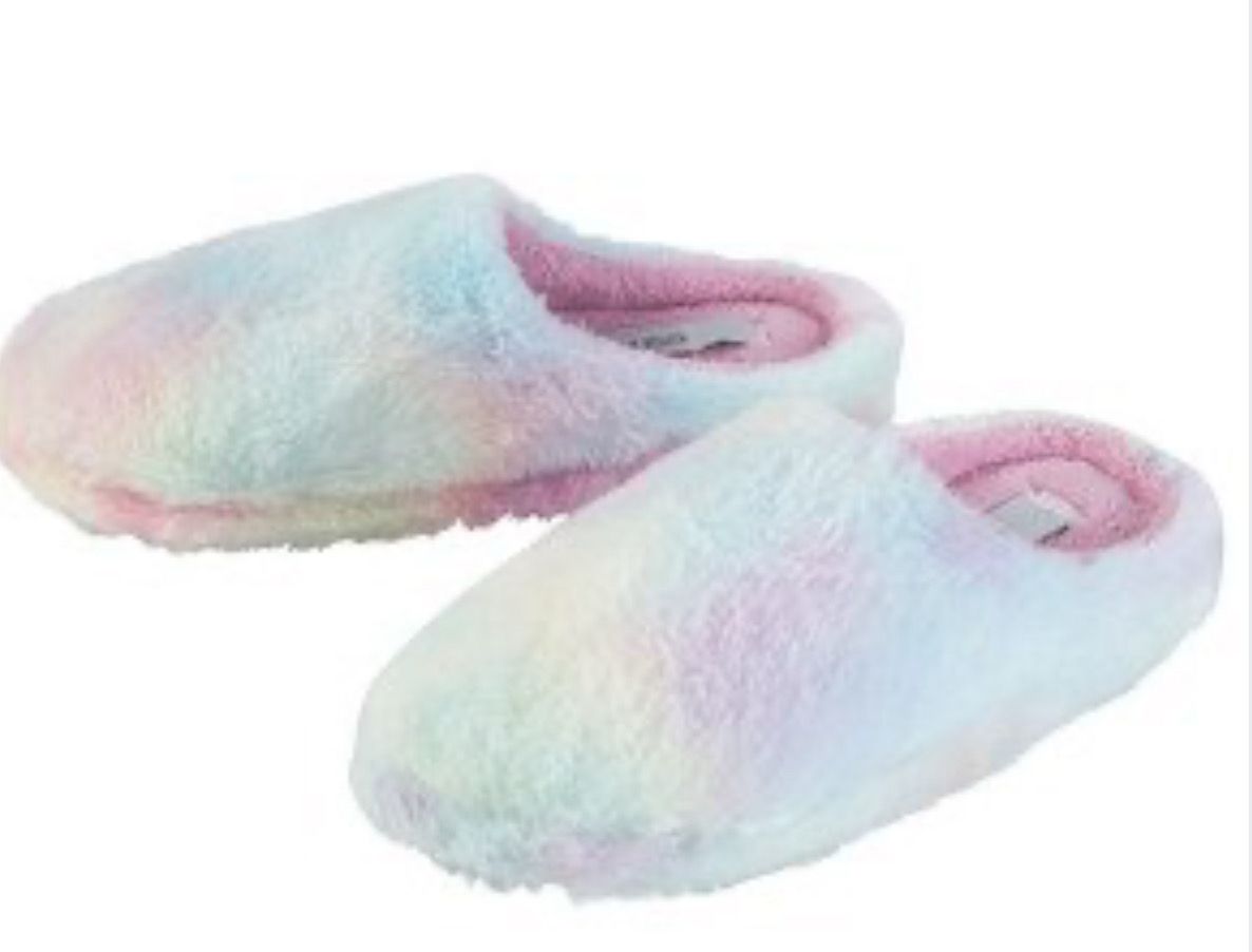 esmara® Damen Plüsch-Slipper (38/39, Pastellrosa)