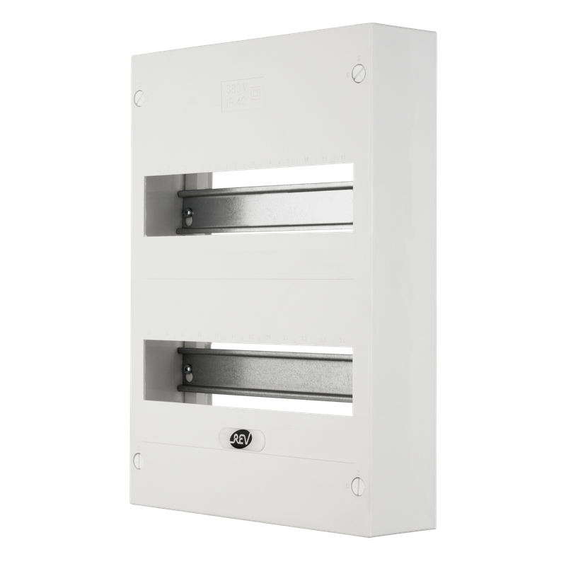 REV 0515512555 Verteilerkasten, Sicherungskasten 2-reihig 24TE, 400V, REV 0515512555 Verteilerkasten, Sicherungskasten 2-reihig 24TE, 400V,