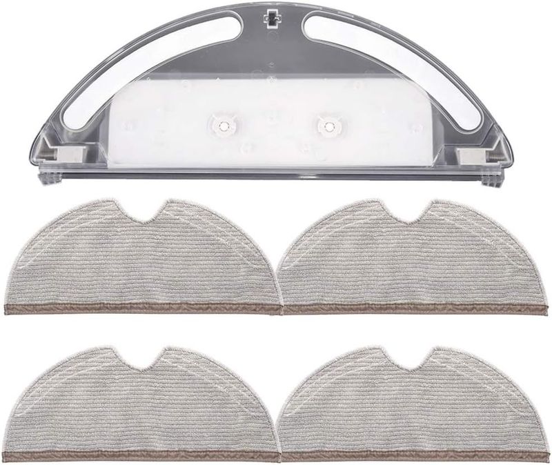 Wassertank mit 4 Wischmopp für Xiaomi Roborock S5 S50 S51 S55 S6 Staubsauger Wassertank mit 4 Wischmopp für Xiaomi Roborock S5 S50 S51 S55 S6 Staubsauger