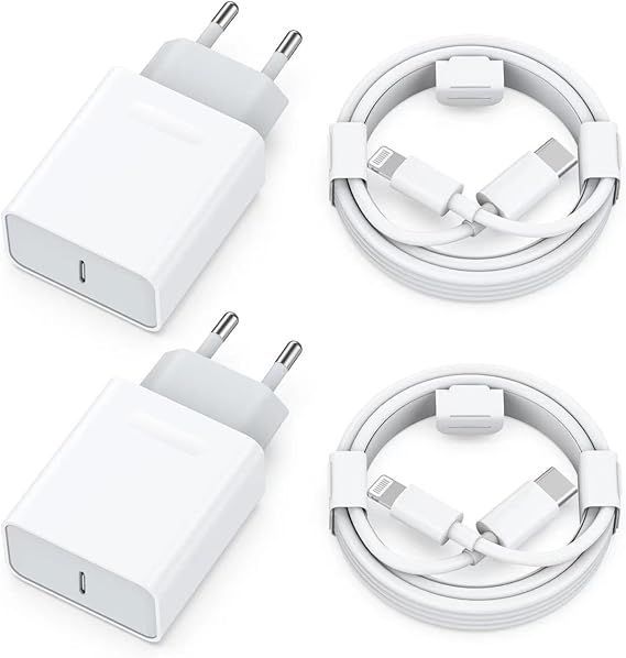 25W Schnellladegerät und Ladekabel für iPhone 14/14 Plus/14 Pro/14 Pro Max/13 12 11 SE, 4-Pack USB C Ladegerät 2M Schnellladekabel Stecker Netzteil Power Adapter Ladestecker Netzstecker 25W Schnellladegerät und Ladekabel für iPhone 14/14 Plus/14 Pro/14 Pro Max/13 12 11 SE, 4-Pack USB C Ladegerät 2M Schnellladekabel Stecker Netzteil Power Adapter Ladestecker Netzstecker