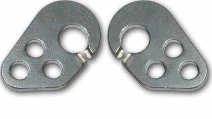 Adjustable brummel hooks - stainless steel (pair)