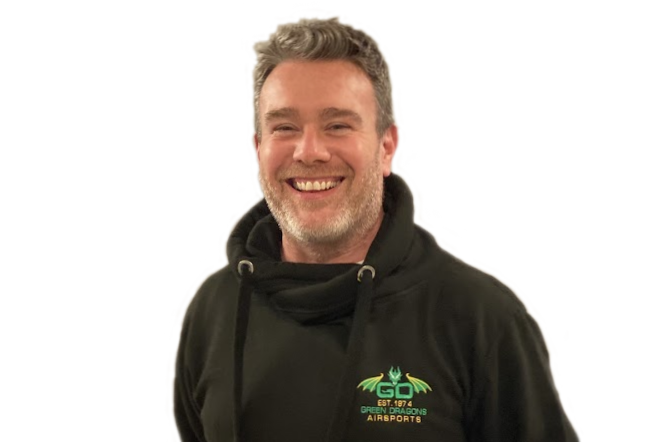 Green Dragons cross neck hoodie