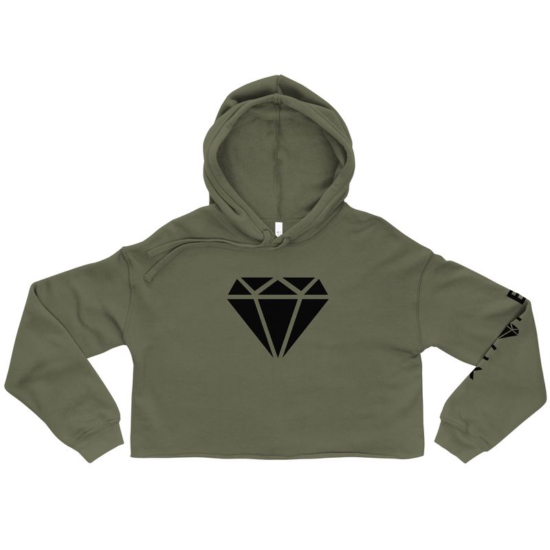 BLVCK Crop Hoodie