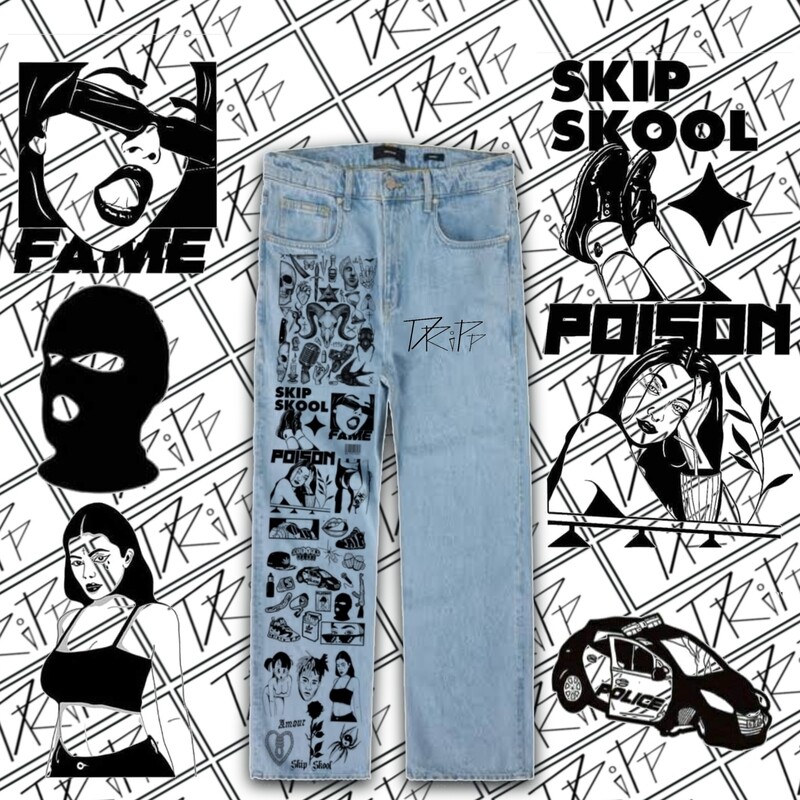 RANDOM BRANDED MAONG PANTS costumized by DRIPP