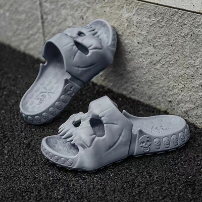 Men Style Skull Fashion Couples Wear Thick Bottom 2023