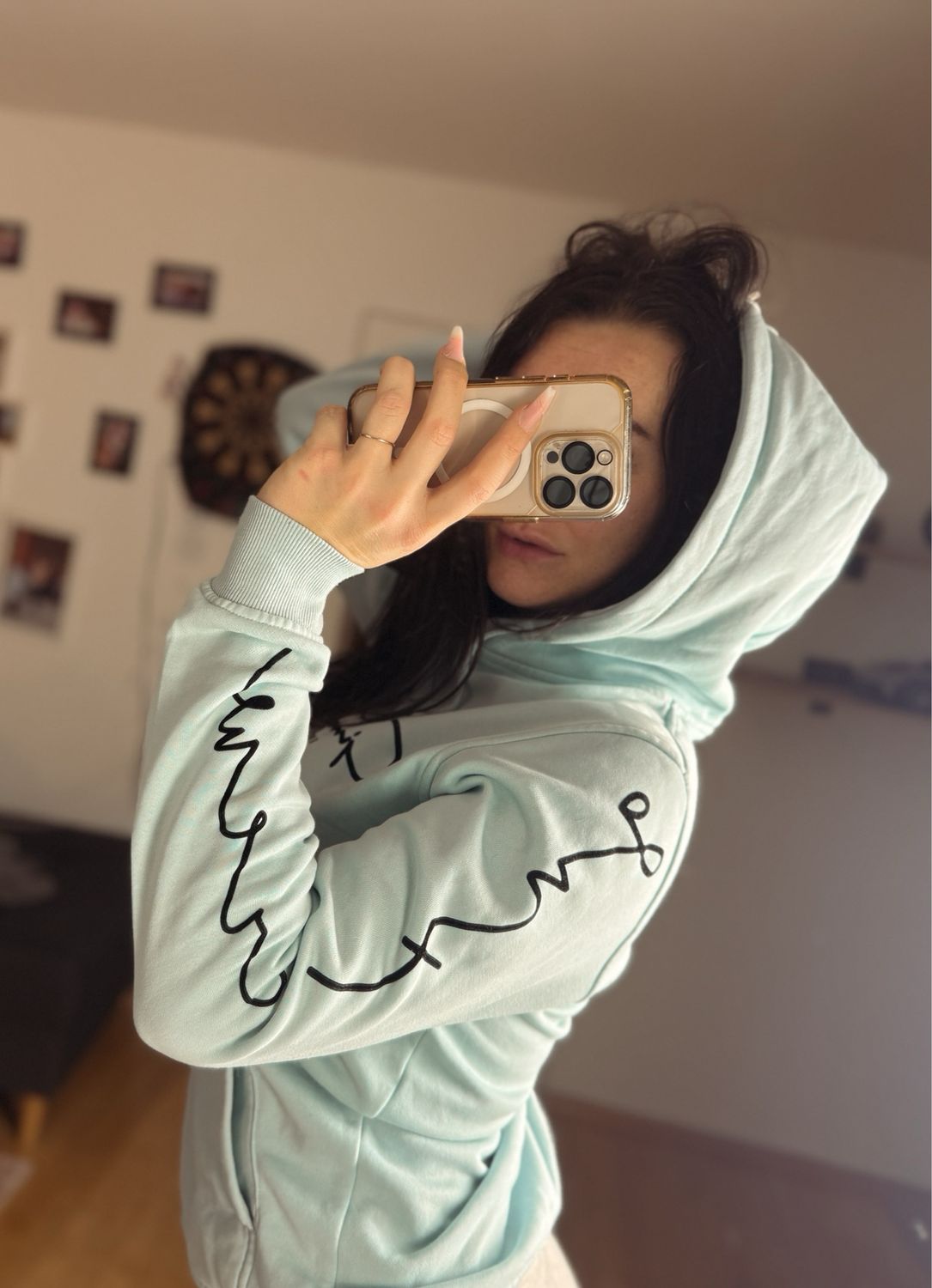 Ginaulrichx Hoodie, M, Ocean Blue 