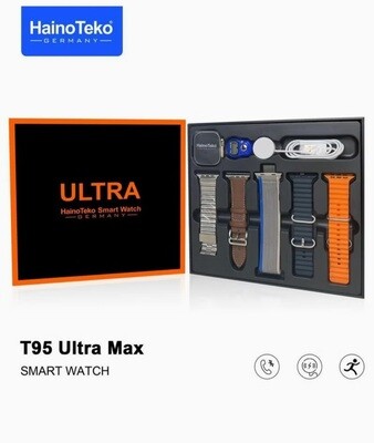 Haino Teko T95 Ultra Max Smart Watch Big HD Screen With 5 Strap