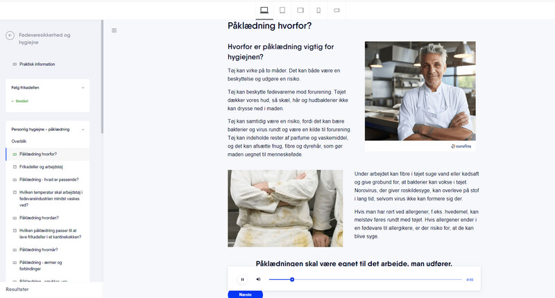 Fødevaresikkerhed &amp; Hygiejne