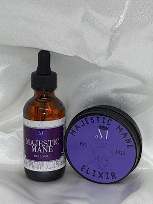Millie&#39;s Beard &amp; Hair Oils Set -  Majestic Mane -Best Beard Oil For Black Men