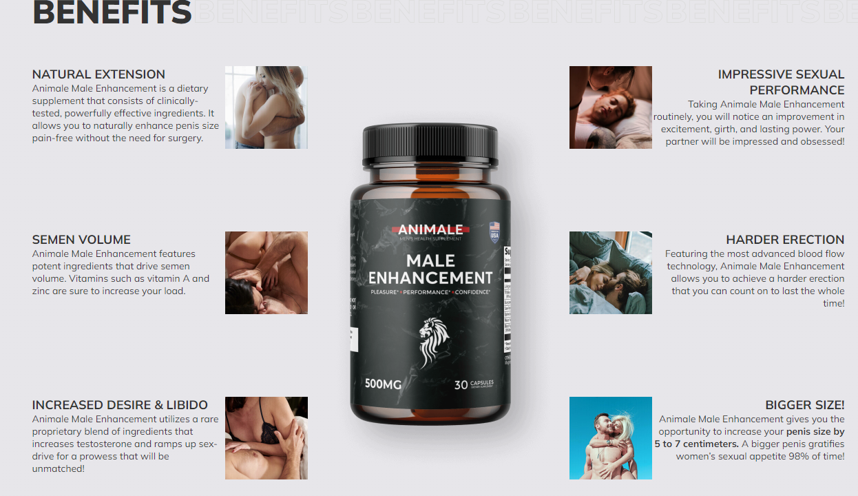 Animale ME Capsules USA 2023 ! Does Animale Male Enhancement Really works