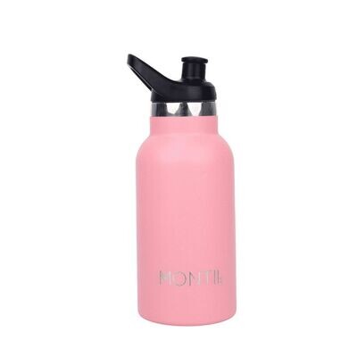 Montiico Mini Bottle 350ml Strawberry Pink