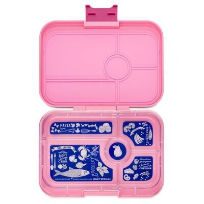 Yumbox Tapas Bon Appetite Tray - 5 compartment- Capri Pink