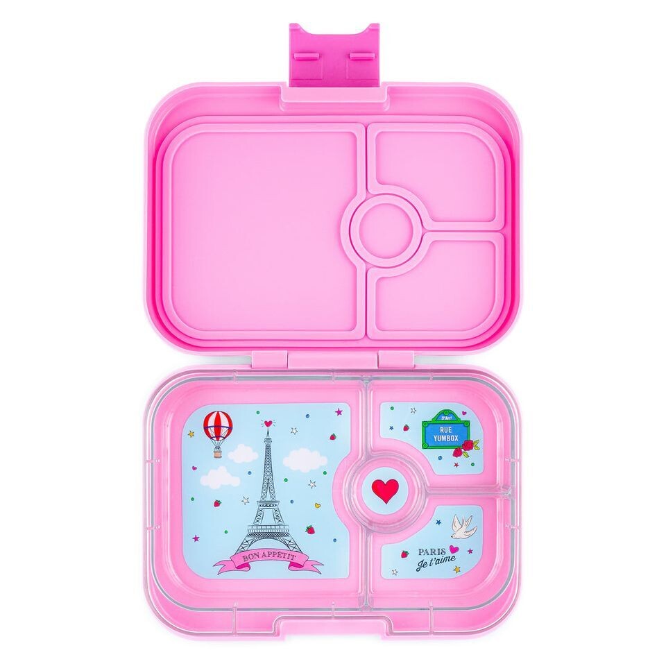 Yumbox Sandwich Friendly Bento Box  (4 sections) - Fifi Pink