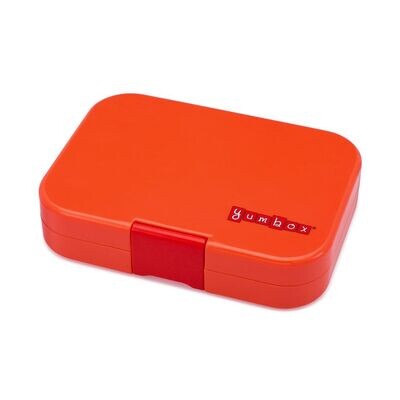 Yumbox Bento Box - (6 sections) Safari Orange - Funny Monsters