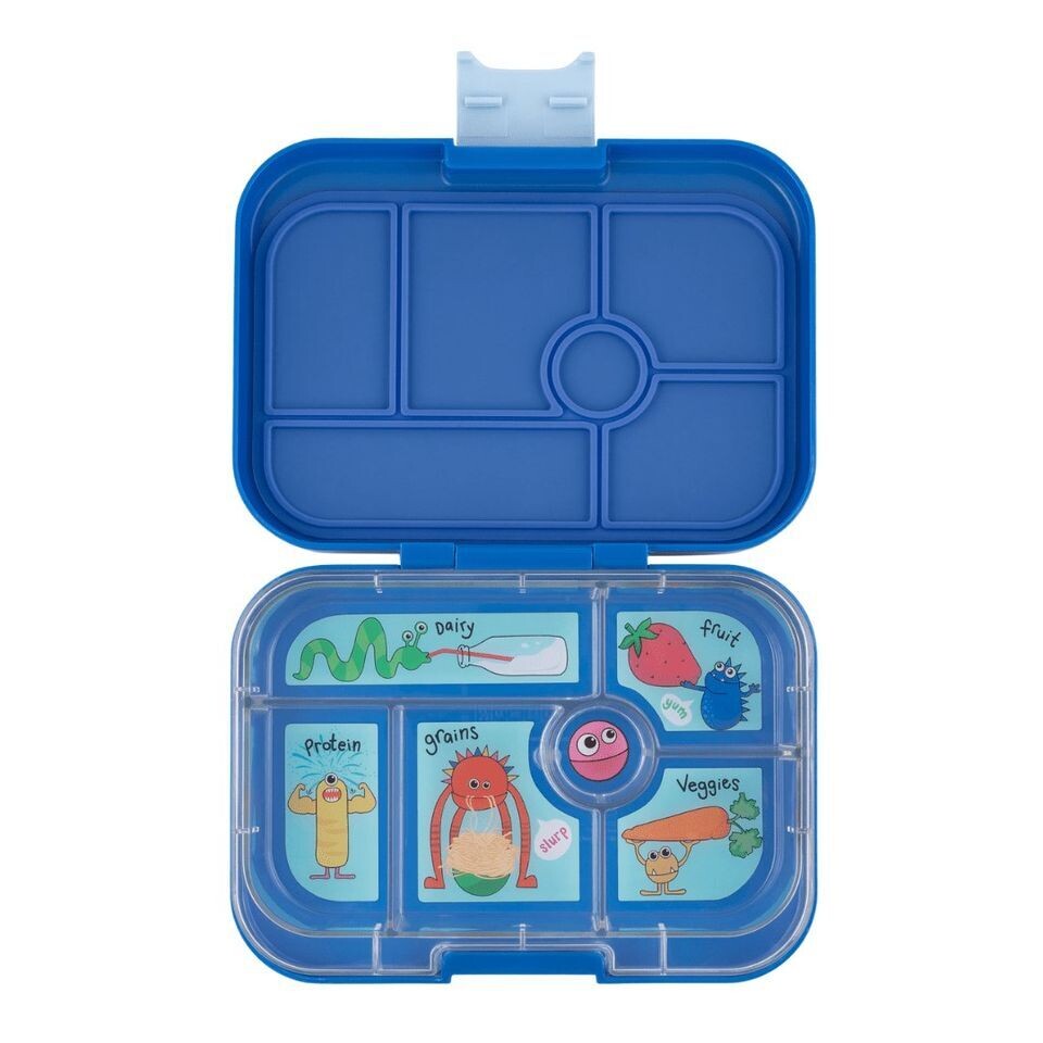 Yumbox Bento Box - True Blue - Funny Monsters