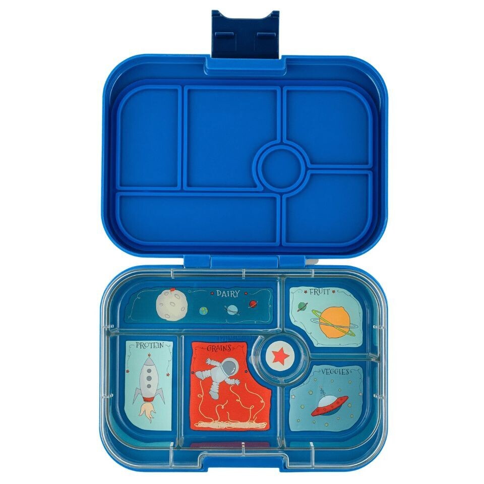 Yumbox Original - (6 sections) Neptune Blue - Rocket