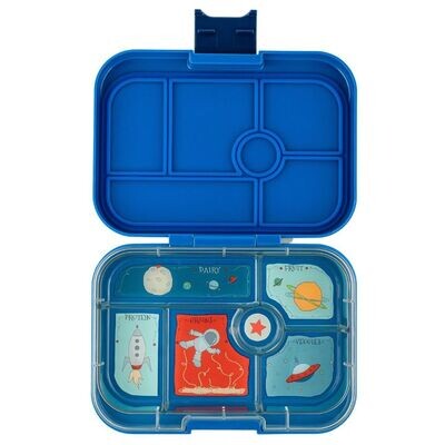 Yumbox Original - (6 sections) Neptune Blue - Rocket