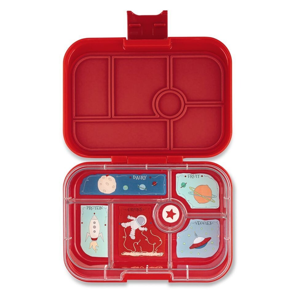 Yumbox Original - (6 sections)  Wow Red - Rocket